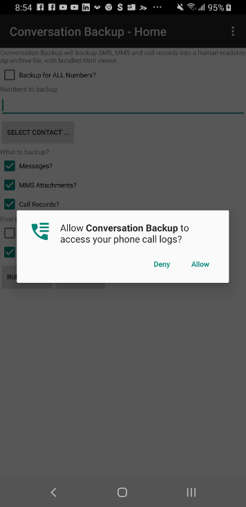 android conversation backup image